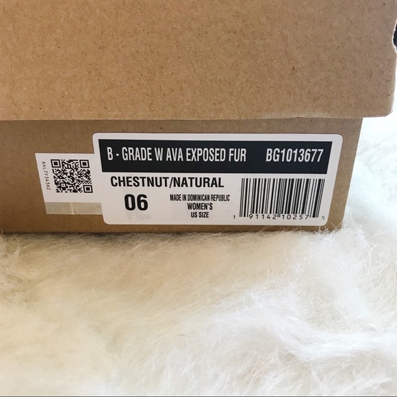 Ugg Australia Ava Exposed Fur Tall Boots Size 6 - Picture 5 of 5